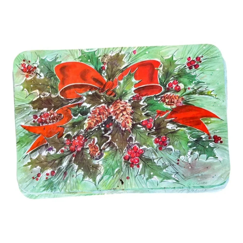 Set‎ of 8 Vintage Holiday Placemats